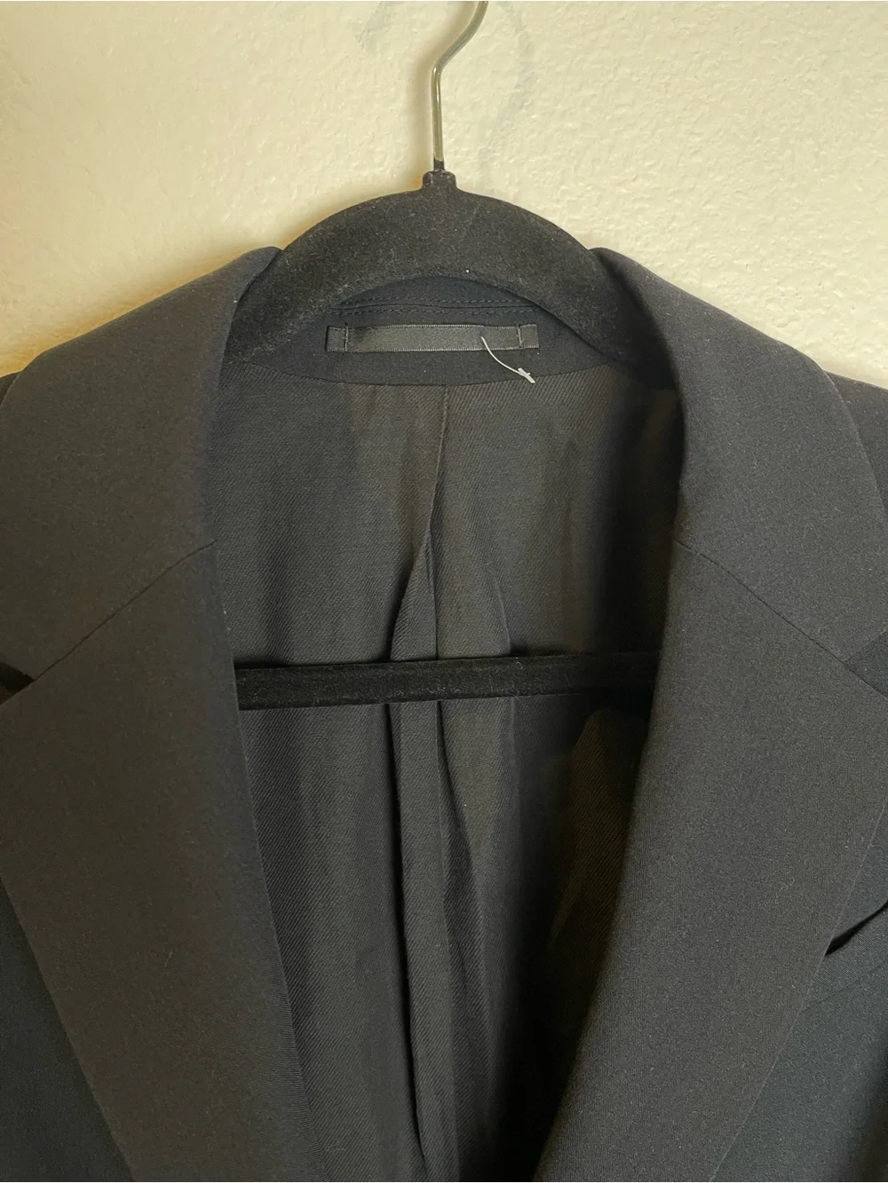 All Saints Ariah Blazer Size 6 Black Double Breasted Minimalist Luxury Career - Picture 3 of 14